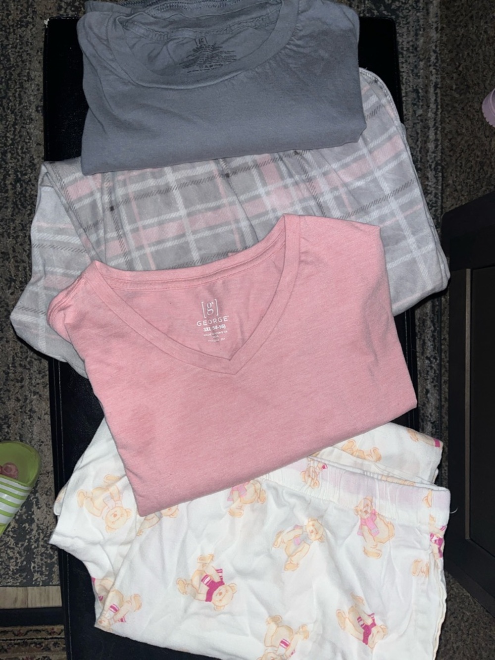 2 pair pajamas